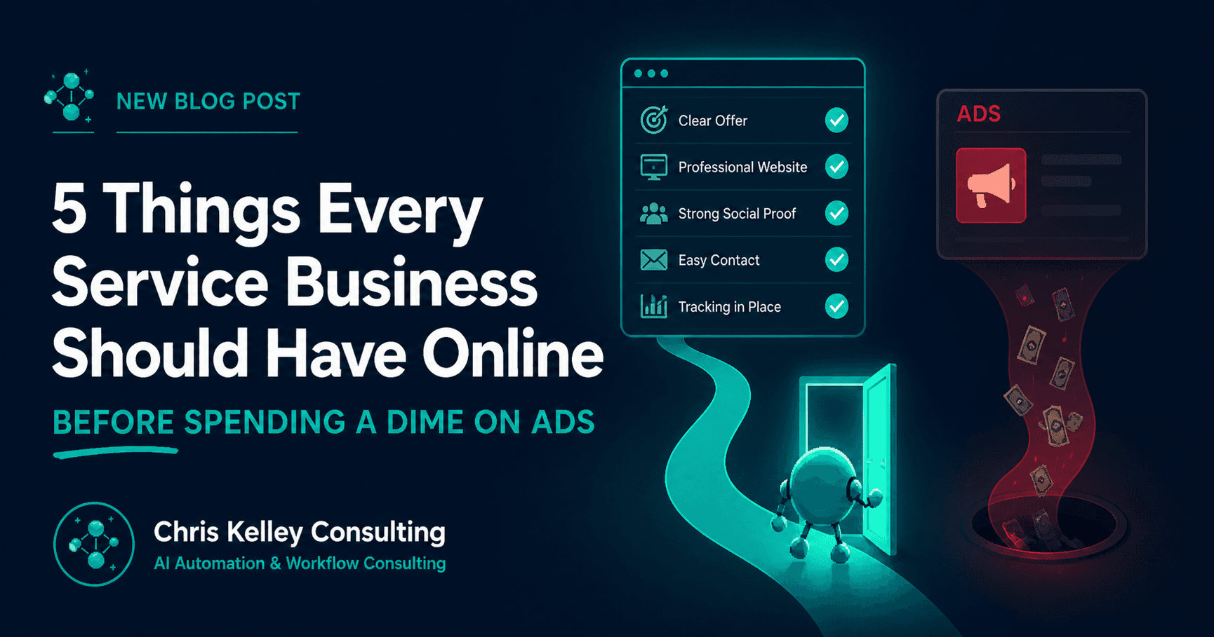 5 Things Every Service Business Should Have Online Before Spending a Dime on Ads